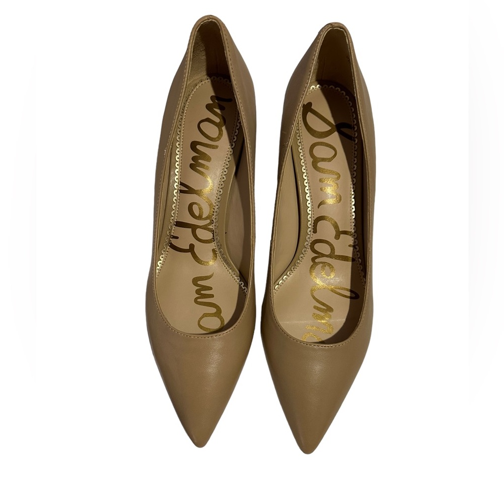 Sam Edelman Dori low heels nude leather professional womens size 9